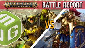 Ironjawz vs Stormcast Eternals Age of Sigmar Battle Report Ep 75
