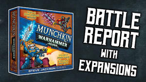 Munchkin Warhammer 40000 Board Game + Expansion Decks Playthrough