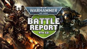 Black Legion vs Imperial Knights Warhammer 40k Battle Report Ep 72