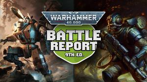 T'au Empire vs Militarum Tempestus Warhammer 40k Battle Report Ep 84