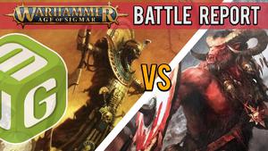Tomb Kings vs Beasts of Chaos Age of Sigmar Battle Report Ep 119