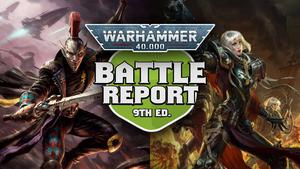 Harlequins vs Sisters of Battle Warhammer 40k Battle Report Ep 104