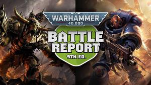 NEW Space Marine Chapter vs Orks Warhammer 40k Battle Report Ep 112
