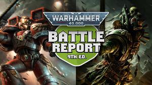 Blood Angels vs Dark Angels Warhammer 40k Battle Report BLOOD FOR THE BLOOD GOD