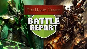 Iron Warriors vs Necrons Horus Heresy Battle Report Ep 24