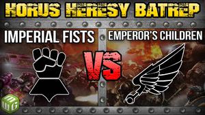 Imperial Fists vs Emperors Children Horus Heresy Battle Report Ep 28