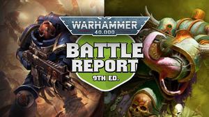 NEW Black Templar vs Death Guard Warhammer 40k 9th Edition Battle Report Ep 150