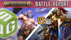 Sons of Behemat vs Stormcast Eternals Age of Sigmar 3rd Edition Battle Report Ep 50