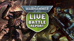 Tyranids vs Militarum Tempestus LIVE Warhammer 40k Battle Report