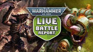 NEW Crusher Stampede Tyranids vs Death Guard Warhammer 40k LIVE Battle Report