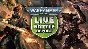 Swarms of Warriors! Tyranids vs Astra Militarum Warhammer 40k Battle Live Battle Report
