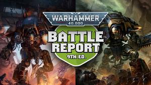 Chaos Knights vs Imperial Knights Warhammer 40k Battle Report Ep 185