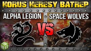 Alpha Legion vs Space Wolves Horus Heresy Live Battle Report