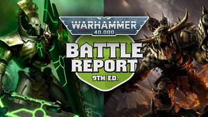 Orks vs Necrons Warhammer 40k Battle Report Ep 213