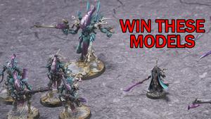 Comment Here to Win 13 Custom Converted Eldar Miniatures