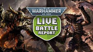 (Big Announcement) Orks vs Tyranids Warhammer 40k Live Battle Report