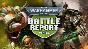 Death Guard vs Deathwatch Warhammer 40k 9th Edition Battle Report Ep 227