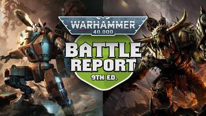 Tau vs Orks Warhammer 40k 9th Edition Battle Report Ep 243