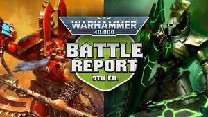 Worlds Eaters vs Necrons Warhammer 40K Battle Report ep 249