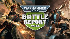 Astra Militarum vs Tau Warhammer 40k Battle Report Ep 294