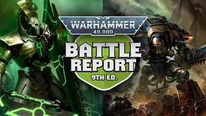 Necrons vs Imperial Knights Warhammer 40k 9th Edition Battle Report Ep 300