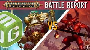 Blades of Khorne vs Kharadron Overlords Age of Sigmar 3rd Edition Battle Report Ep 190