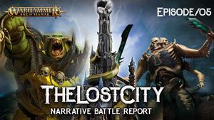 Bonesplitterz vs Ossiarch Bonereapers Age of Sigmar Battle Report - The Lost City Ep 5