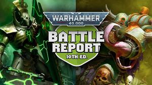 Necrons vs Death Guard Warhammer 40k 10th Edition Battle Report Ep 21