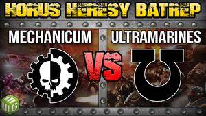 Mechanicum vs Ulltramarines and Nightlords Horus Heresy 2.0 Battle Report Ep 116