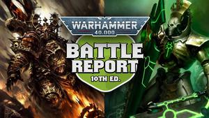 Necrons vs Chaos Space Marines Warhammer 40k 10th Edition Battle Report Ep 57