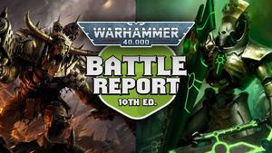 Orks vs Necrons Warhammer 40k 10th Edition Battle Report Ep 75
