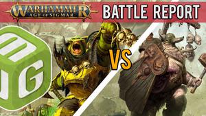 Orruk Warclans vs Maggotkin of Nurgle Age of Sigmar Battle Report - The Lost City Ep 40
