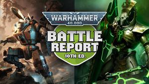 Tau vs Necrons Warhammer 40k 10th Edition Battle Report Ep 81