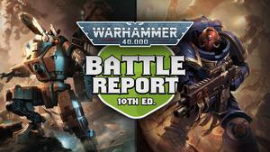 T'au vs Black Templars Warhammer 40k 10th Edition Battle Report Ep 85