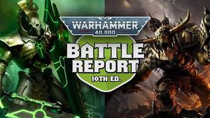 Necrons vs Orks Warhammer 40k 10th Edition Battle Report Ep 89