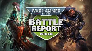 Adepticon Team Tournament Format Preview! Aeldari vs Adeptus Astartes Warhammer 40k Battle Report Ep 92