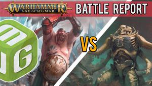 Ossiarch Bonereapers vs Ogor Mawtribes Age of Sigmar 3rd Edition Battle Report Ep 206