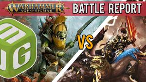 Gloomspite vs Slaves to Darkness Age of Sigmar 3rd Edition Battle Report Ep 208