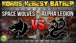 Space Wolves vs Alpha Legion Horus Heresy 2.0 Battle Report Ep 129